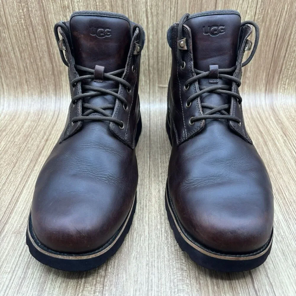 UGG SETON TL STOUT LEATHER SHEEPSKIN WATERPOOF BOOTS MEN'S SIZE‎ US 12 (1008146)